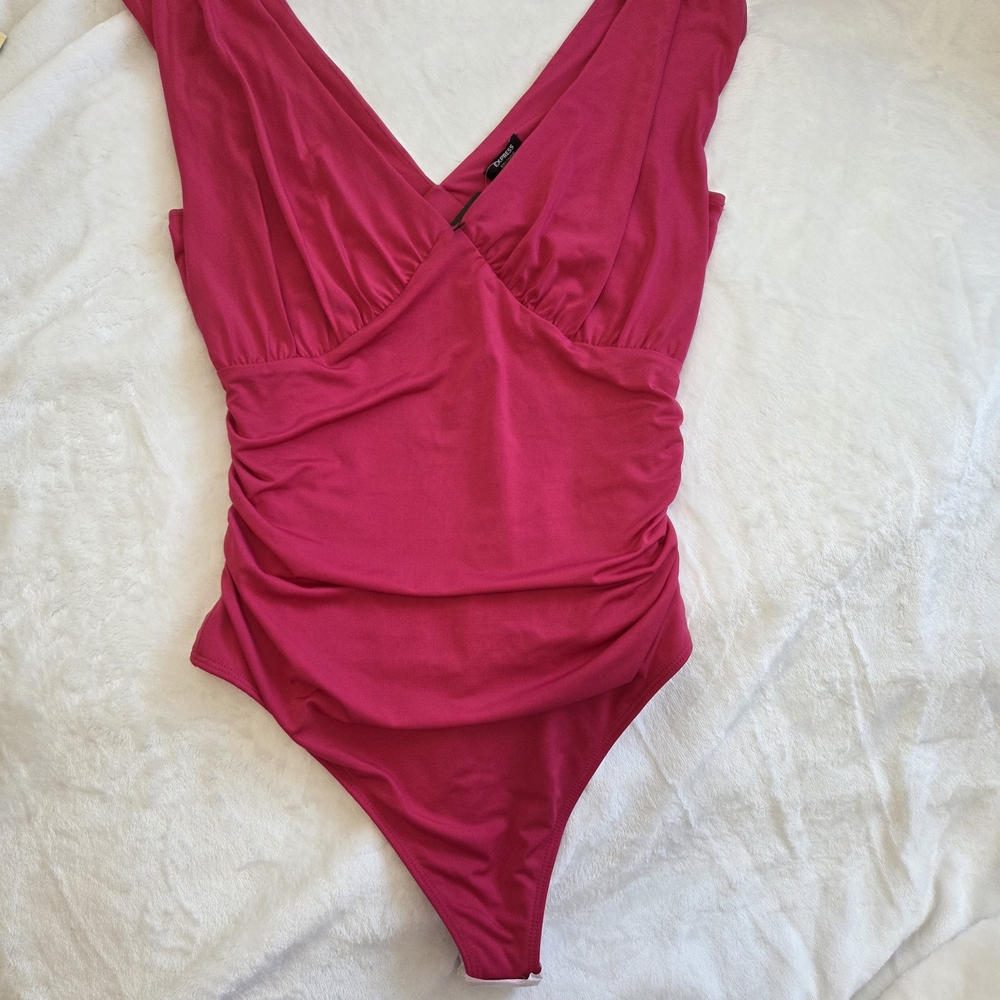 Express Fuchsia Bodysuit